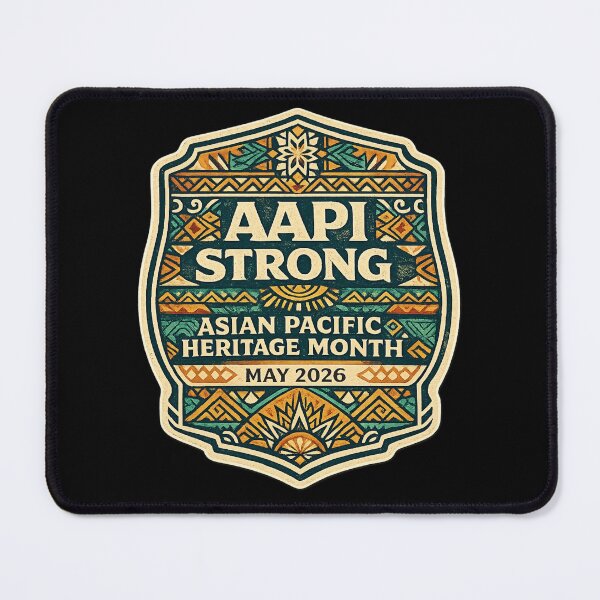 Item preview, AAPI Strong Asian Pacific Heritage Month 2026 – Bold Geometric Cultural Art | Pride Gift designed and sold by irfanshikh.