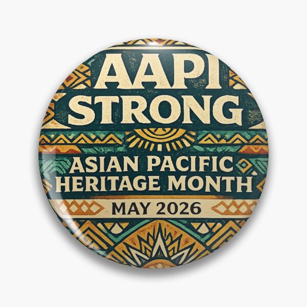 Item preview, AAPI Strong Asian Pacific Heritage Month 2026 – Bold Geometric Cultural Art | Pride Gift designed and sold by irfanshikh.