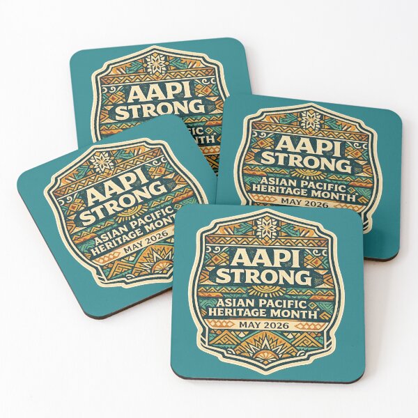 Item preview, AAPI Strong Asian Pacific Heritage Month 2026 – Bold Geometric Cultural Art | Pride Gift designed and sold by irfanshikh.