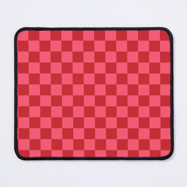 Item preview, Fiery rose & fire engine red checkered designed and sold by Mint + Midnight.