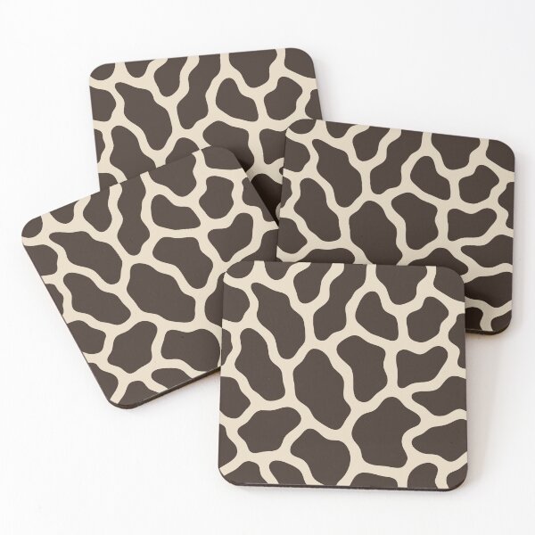 Item preview, Giraffe Print Neutral Animal Pattern Retro Fashion Graphic designed and sold by Tattee.