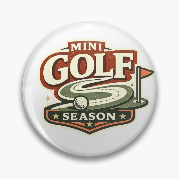 Item preview, Mini Golf Season – Retro Putt Putt Design designed and sold by EastEndTownie.