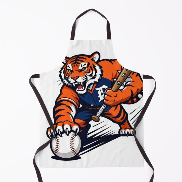 Item preview, Aggressive Tiger Baseball Pitcher Mascot designed and sold by Pandora´s Box.
