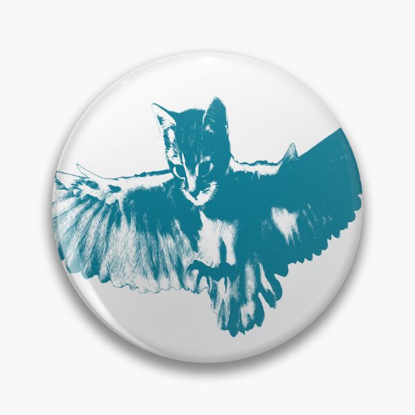 Item preview, Meowl - Blue designed and sold by Joyouscrook.
