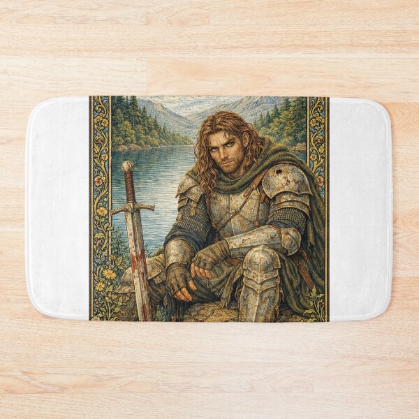 Item preview, Fallen Knight by Lake, Embroidery Style designed and sold by doinitzart.