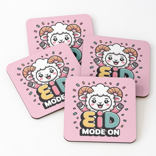 Item preview, Eid Mode On – Cute Sheep Festive Design designed and sold by ABLAT-CREATIONS.