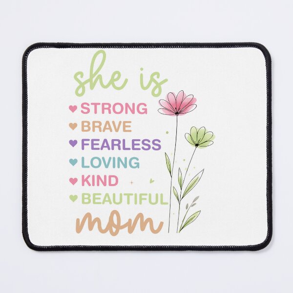 Item preview, She Is Strong Brave Fearless Loving Kind Beautiful designed and sold by AURA-APPAEL.