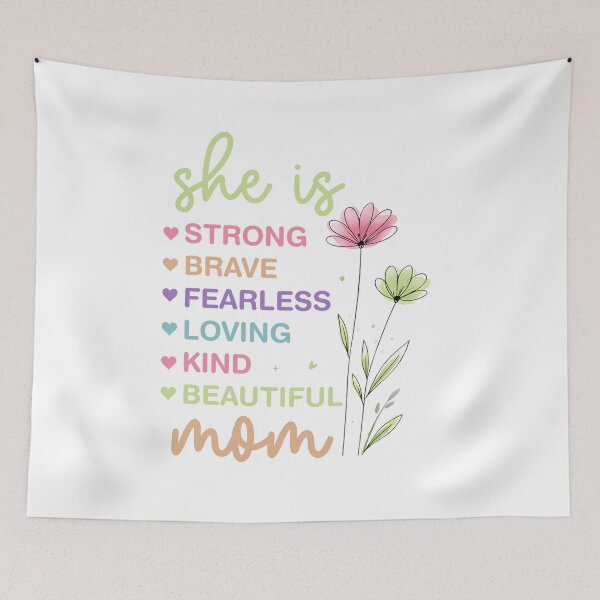 Item preview, She Is Strong Brave Fearless Loving Kind Beautiful designed and sold by AURA-APPAEL.