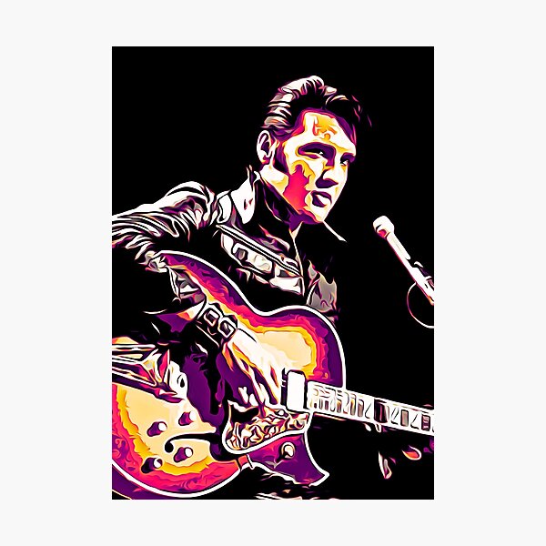 The King of Rock and Roll Photographic Print