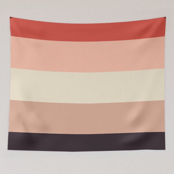 Item preview, Red, orange, off-white & purple blocks designed and sold by Mint + Midnight.