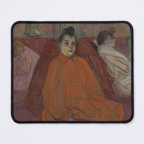 Item preview, The Divan by Henri de Toulouse-Lautrec | Belle Époque Cabaret Fine Art Print designed and sold by artofuniverse.