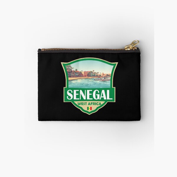 Item preview, Senegal Illustration Retro Badge designed and sold by KrisSidDesigns.