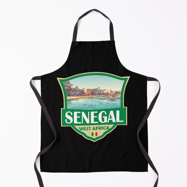 Item preview, Senegal Illustration Retro Badge designed and sold by KrisSidDesigns.