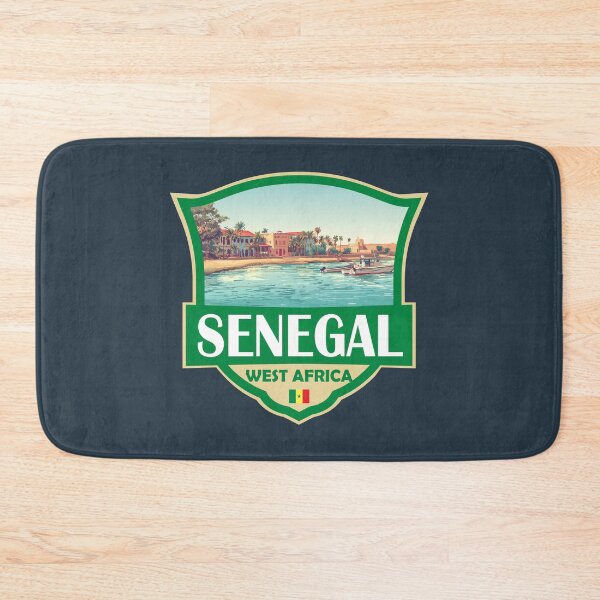 Item preview, Senegal Illustration Retro Badge designed and sold by KrisSidDesigns.