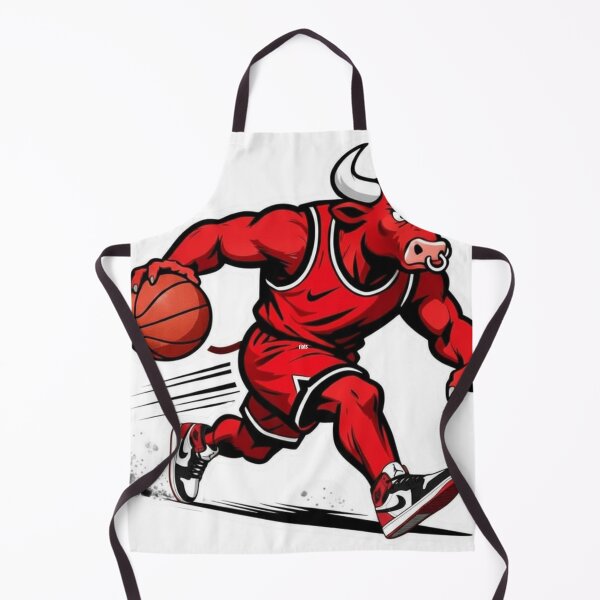 Item preview, Fierce Red Bull Basketball Player Mascot designed and sold by Pandora´s Box.