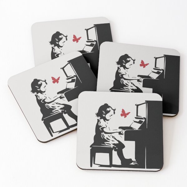 Item preview, Banksy - Little Girl Playing Piano designed and sold by 123ks.