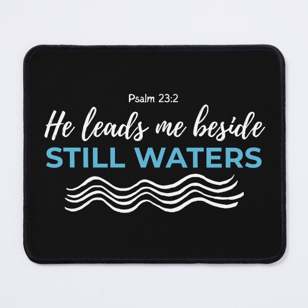 Item preview, He Leads Me Beside Still Waters Minimalist T-shirt designed and sold by Conduit Tees.