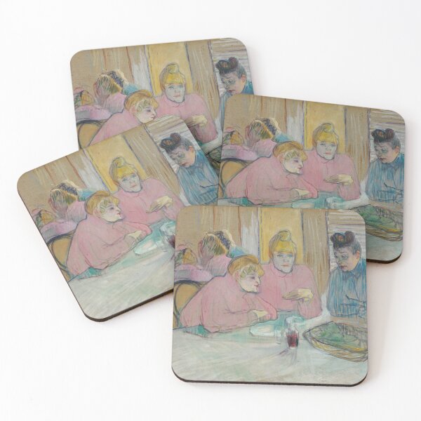 Item preview, The Ladies in the Dining Room by Henri de Toulouse-Lautrec | Vintage Paris Café Fine Art Print designed and sold by artofuniverse.