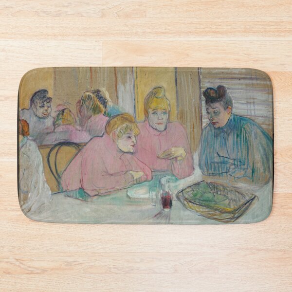 Item preview, The Ladies in the Dining Room by Henri de Toulouse-Lautrec | Vintage Paris Café Fine Art Print designed and sold by artofuniverse.