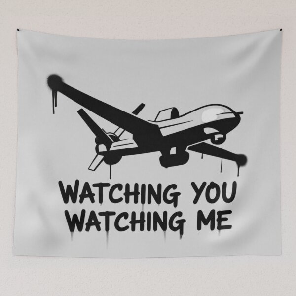 Item preview, Banksy Drone - Watching You, Watching Me designed and sold by 123ks.