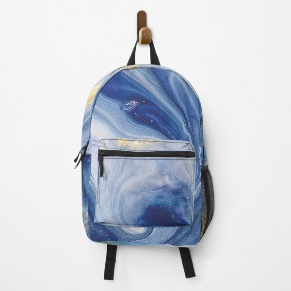Item preview, Abstract Art - Fluid Art Blue Marble designed and sold by Becky-Poppins.
