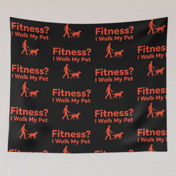 Item preview, Fitness? I Walk My Pet Graphic Dog Walking Tee designed and sold by artlife4.