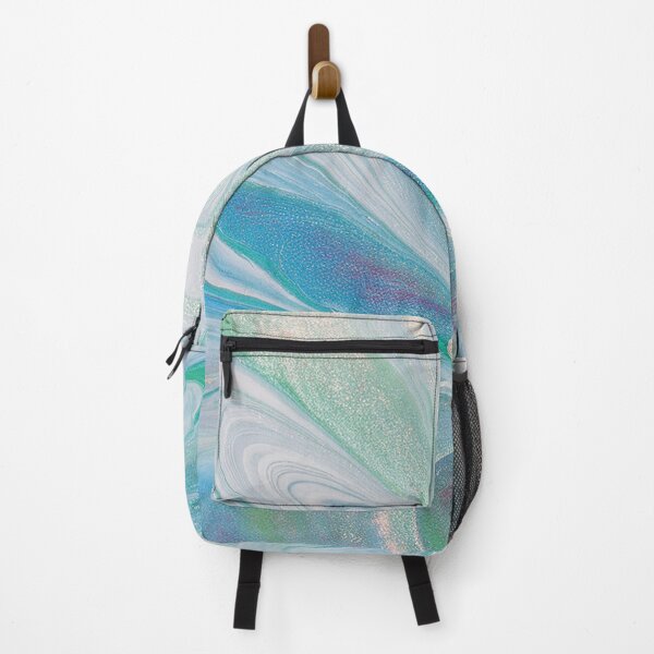 Item preview, Abstract Art - Fluid Art Soft Calming Blues and Greens designed and sold by Becky-Poppins.
