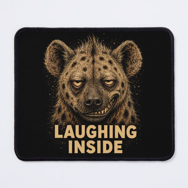 Item preview, Laughing Inside Hyena Dark Humor Vintage designed and sold by TheAsura.