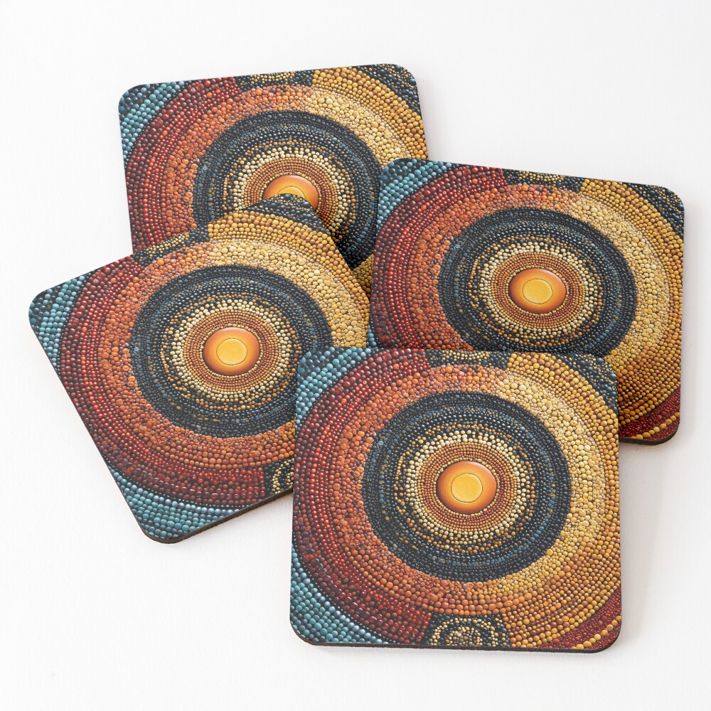 Item preview, Coasters (Set of 4) designed and sold by BasajaunStudio.