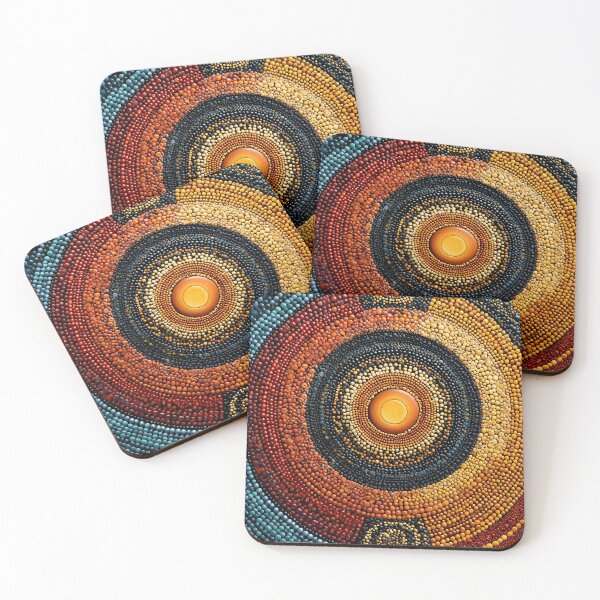 Item preview, Solar Core Mosaic Pattern designed and sold by BasajaunStudio.