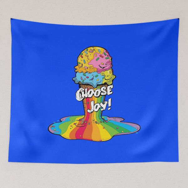 Item preview, Choose Joy Rainbow Ice Cream designed and sold by Zakrytos ★★★★★.