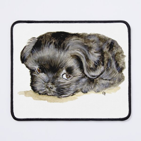 Item preview, Black Shih Tzu Puppy designed and sold by PaintedbyCarol.
