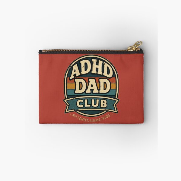 Item preview, ADHD Dad Club Not Perfect Always Trying Retro Vintage Father's Day Gift designed and sold by CollectionsJEm.