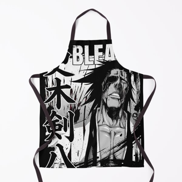 Item preview, Spiky Black Hair Eyepatch Warrior Fan Art – Ragged Haori Berserker Design designed and sold by Senpaiwaves.