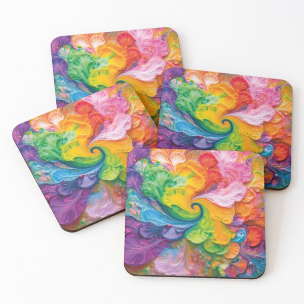 Item preview, Abstract Art - Fluid Art Floral designed and sold by Becky-Poppins.