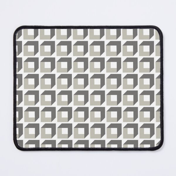 Item preview, Gray & white cubes seamless pattern designed and sold by Mint + Midnight.