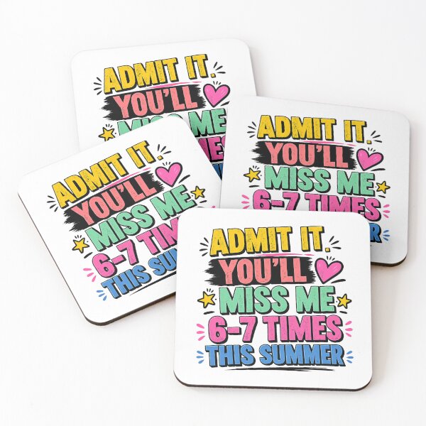 Item preview, Admit It You’ll Miss Me 6-7 Times This Summer Funny Teacher Shirt, Last Day Of School 2026, Graduation Humor Tee designed and sold by afr-saad.