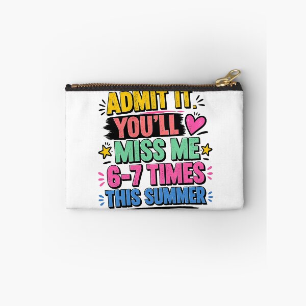 Item preview, Admit It You’ll Miss Me 6-7 Times This Summer Funny Teacher Shirt, Last Day Of School 2026, Graduation Humor Tee designed and sold by afr-saad.