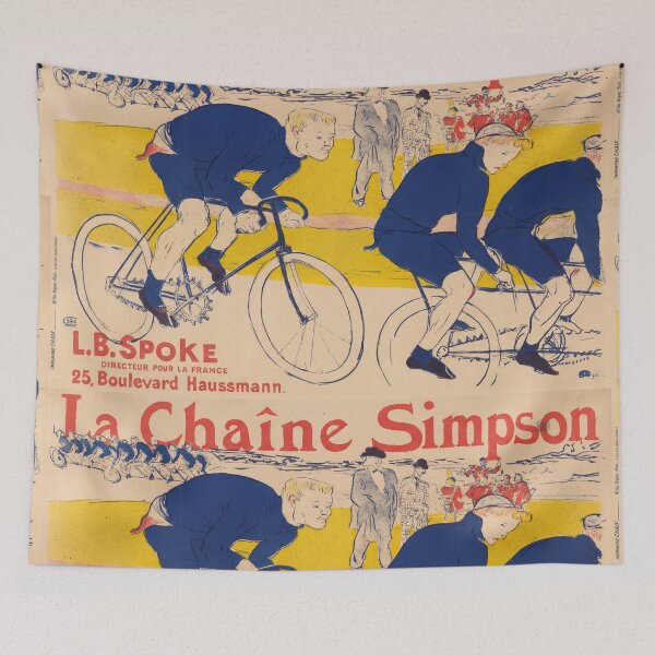 Item preview, La Chaine Simpson by Henri de Toulouse-Lautrec | Vintage French Cycling Poster Art Print designed and sold by artofuniverse.