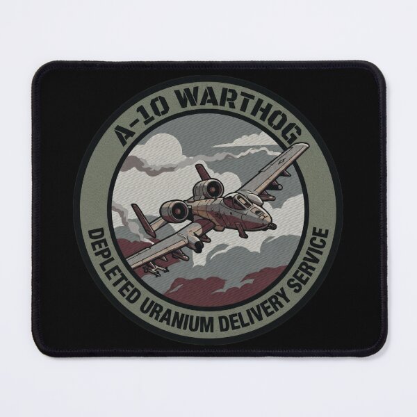 Item preview, A-10 Warthog Depleted Uranium Delivery Service Tactical Humor Design designed and sold by ArtDreams92.