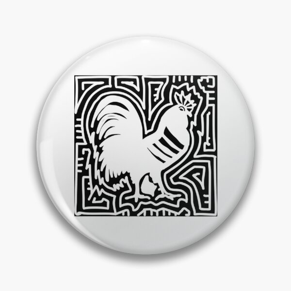 Item preview, Rooster In Folk Shadow Frame designed and sold by PrintifycraftCo.