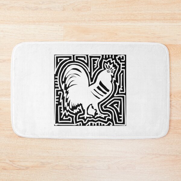 Item preview, Rooster In Folk Shadow Frame designed and sold by PrintifycraftCo.