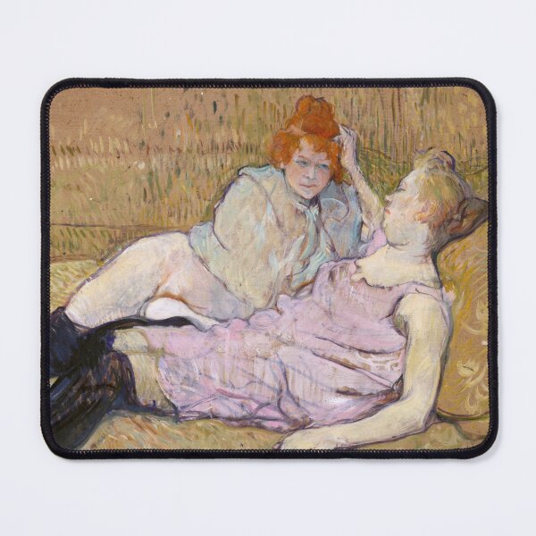 Item preview, The Sofa by Henri de Toulouse-Lautrec | Vintage Belle Époque Paris Fine Art Print designed and sold by artofuniverse.