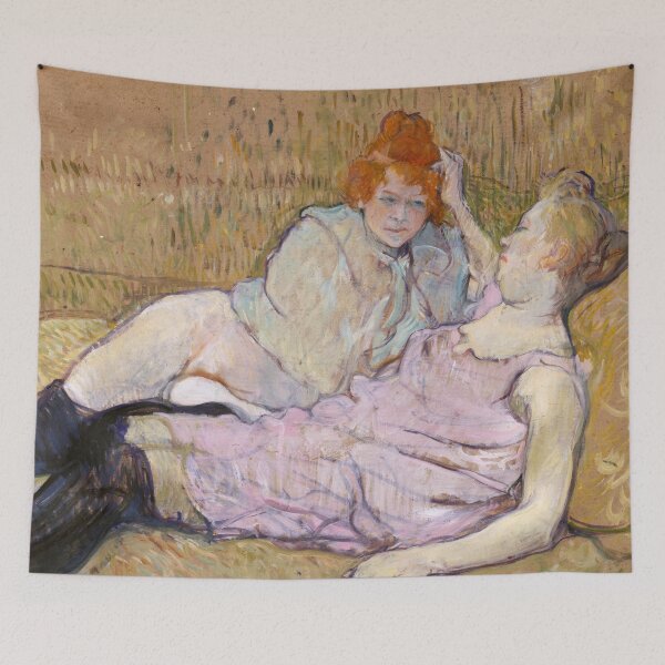 Item preview, The Sofa by Henri de Toulouse-Lautrec | Vintage Belle Époque Paris Fine Art Print designed and sold by artofuniverse.