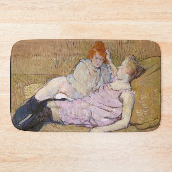 Item preview, The Sofa by Henri de Toulouse-Lautrec | Vintage Belle Époque Paris Fine Art Print designed and sold by artofuniverse.