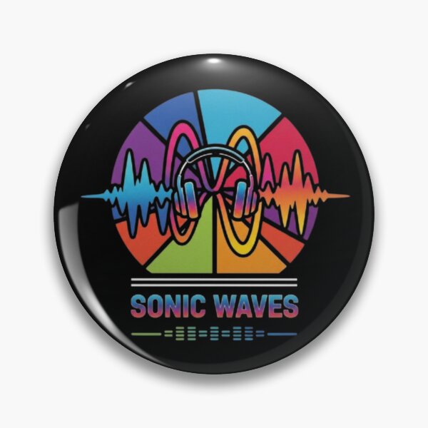 Item preview, Sonic Waves – Colorful Music Art designed and sold by Dogandesighn.