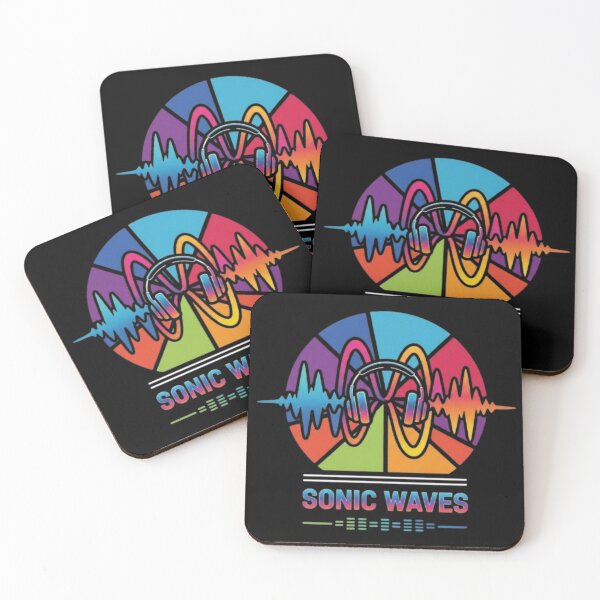 Item preview, Sonic Waves – Colorful Music Art designed and sold by Dogandesighn.