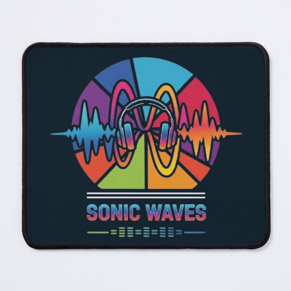 Item preview, Sonic Waves – Colorful Music Art designed and sold by Dogandesighn.