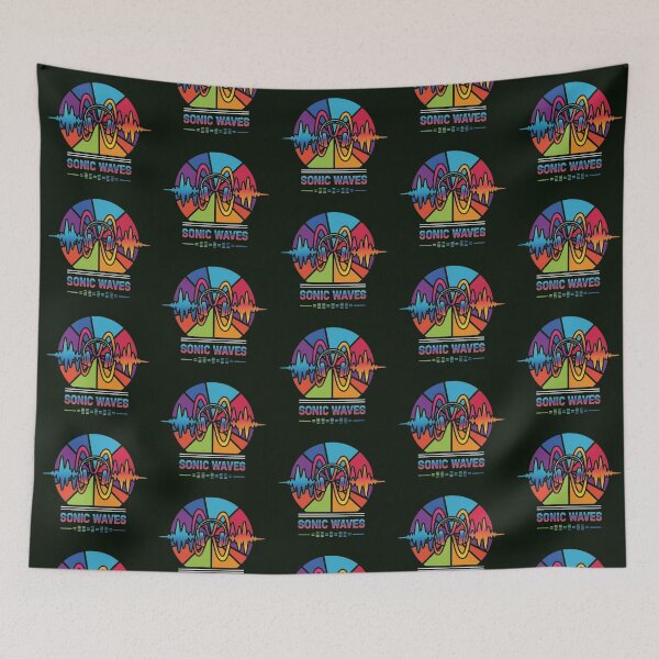 Item preview, Sonic Waves – Colorful Music Art designed and sold by Dogandesighn.