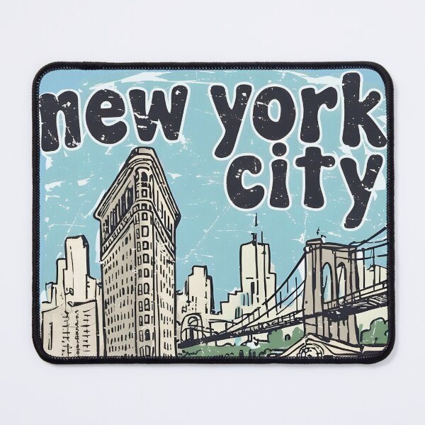 Item preview, NYC New York City Cute Skyline Retro Cityscape designed and sold by HowToCanadian.